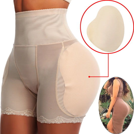 Hip Enhancer Padded Panties - Butt Lifter Shapewear with Removable Pads