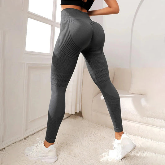 High Waist Seamless Workout Leggings - Breathable Fitness Leggings for Women