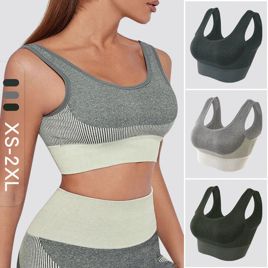 Padded Push-Up Sports Bra - Supportive Workout Bra for Gym, Yoga & Running